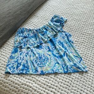 Lilly Pulitzer one shoulder top